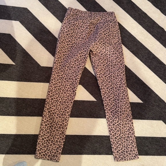 LA VIE REBECCA TAYLOR Ocelot Ines Cheetah Leopard Print Denim Jeans Size 26 VGUC - Picture 3 of 6